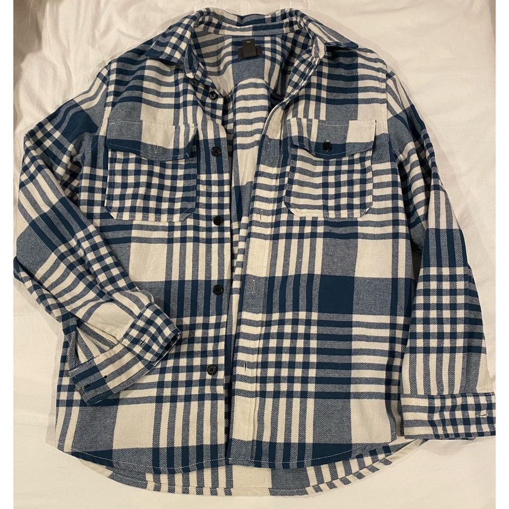 H&M > Plaid Shacket